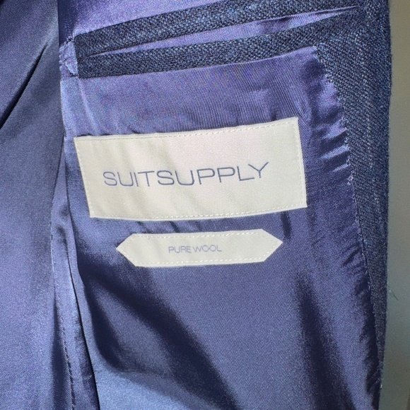 SuitSupply Blazer 40R Blue with Stripes - Picture 4 of 5